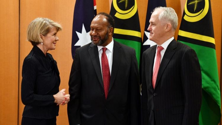 Australia works on security deal with Vanuatu in bid to counter China's influence