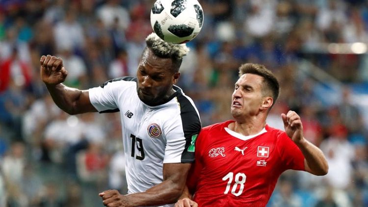 Switzerland lead Costa Rica to stay on course for last 16