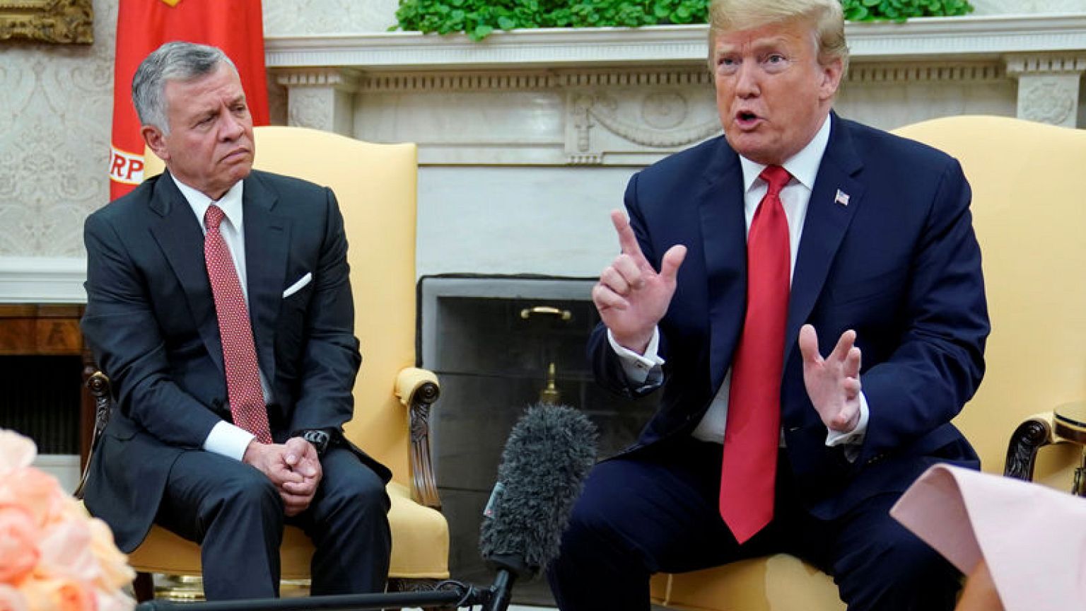 Trump says a lot of progress has been made in Middle East