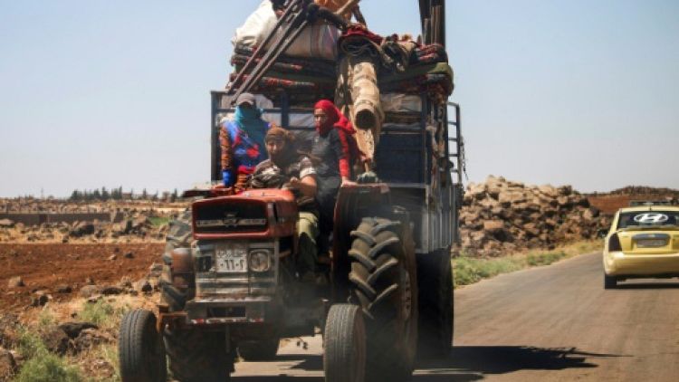 Syrie: 45.000 civils ont fui les combats dans le sud