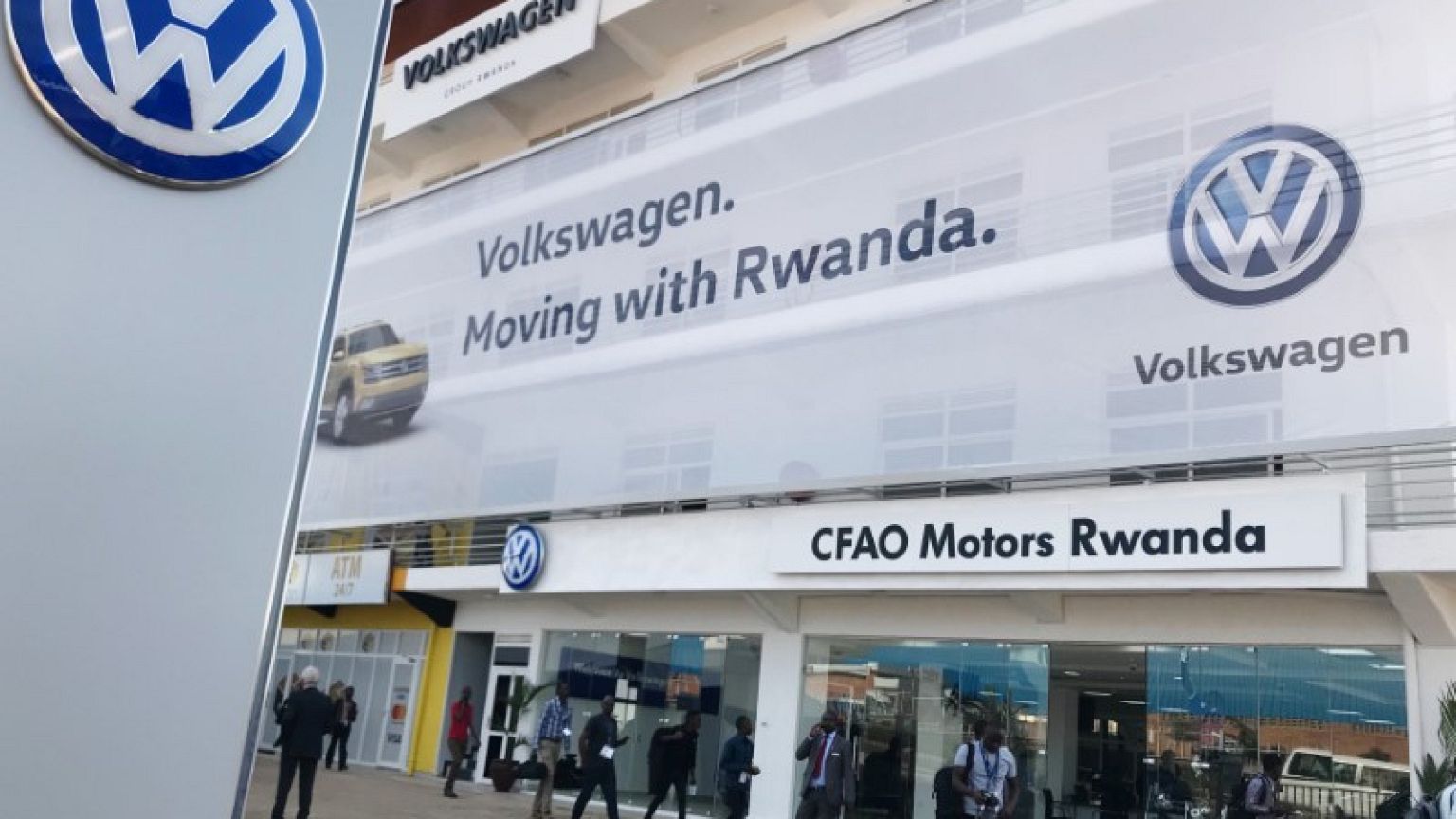 Volkswagen opens Rwanda's first car plant