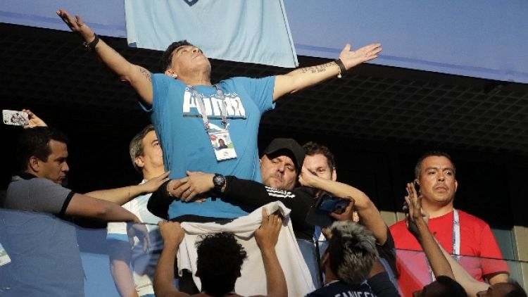 Mondiali, Maradona 'ora sto bene'