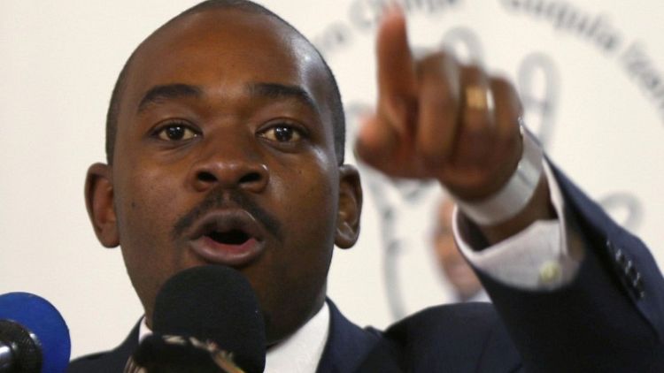 Zimbabwe's Chamisa worried about opposition clampdown after rally blast
