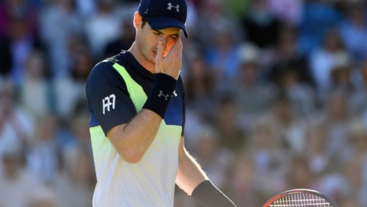 Tennis: Murray cale au 2e tour à Eastbourne