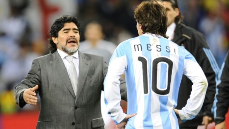Argentine: Maradona et Messi, l'inévitable comparaison