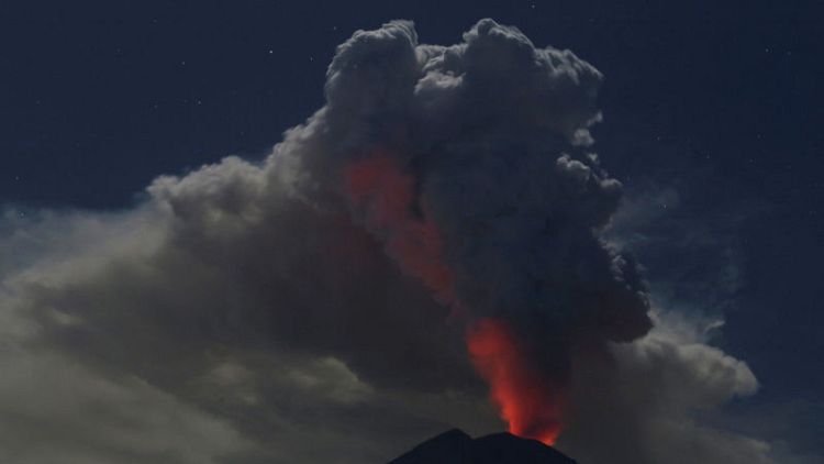 Indonesia shuts Bali airport on Friday due to ash from volcano