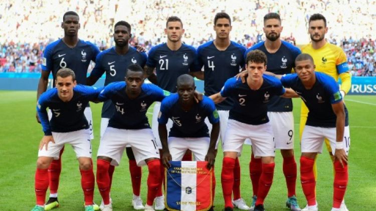 Mondial-2018: la France avec Mbappé, Giroud, Griezmann et Matuidi contre l'Argentine