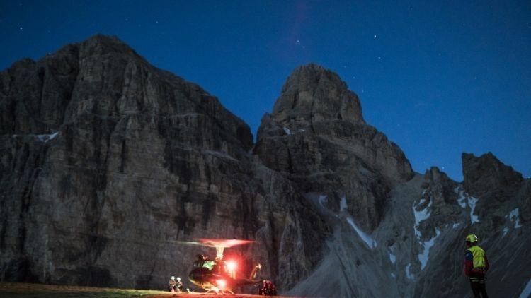 Incidenti montagna: salvato nella notte