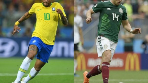 Mexique-Brésil: Chicharito-Neymar, aux larmes! Mexique-Brésil: Chicharito-Neymar, aux larmes!