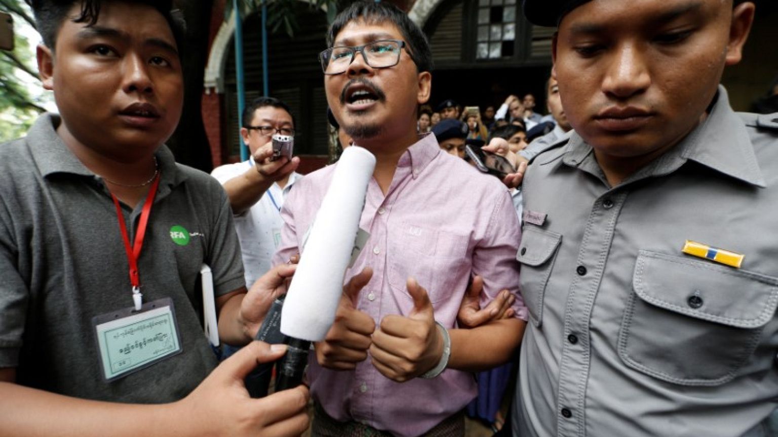 Myanmar court to rule on whether to charge jailed Reuters reporters