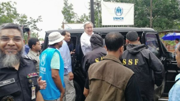 Bangladesh: le secrétaire général de l'ONU dans les camps rohingyas Bangladesh: le secrétaire général de l'ONU dans les camps rohingyas