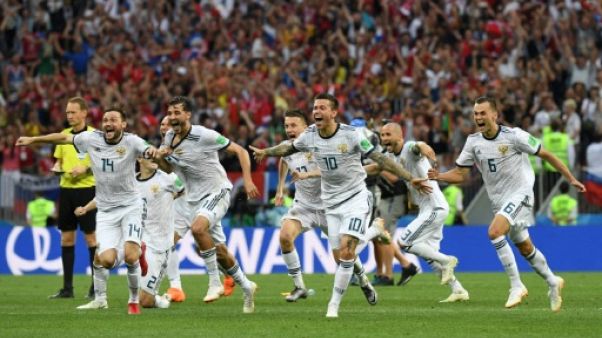 Mondial-2018: oubliés les doutes, la Russie à fond dans le Mondial Mondial-2018: oubliés les doutes, la Russie à fond dans le Mondial