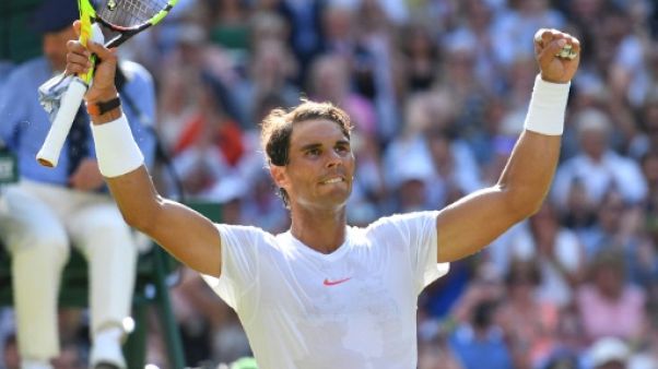 Wimbledon: Rafael Nadal de la terre à l'herbe sans problème Wimbledon: Rafael Nadal de la terre à l'herbe sans problème