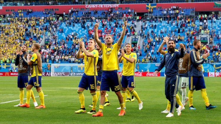 Swedes steam into last eight with big names in their wake