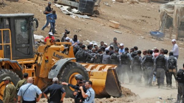 Cisjordanie: affrontements dans un village bédouin qui doit être détruit par Israël Cisjordanie: affrontements dans un village bédouin qui doit être détruit par Israël