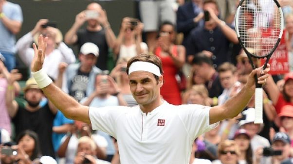 Wimbledon: 9e victoire consécutive sans perdre un set pour Federer Wimbledon: 9e victoire consécutive sans perdre un set pour Federer