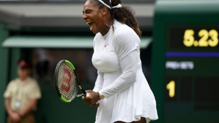 Wimbledon: Serena Williams au troisième tour 