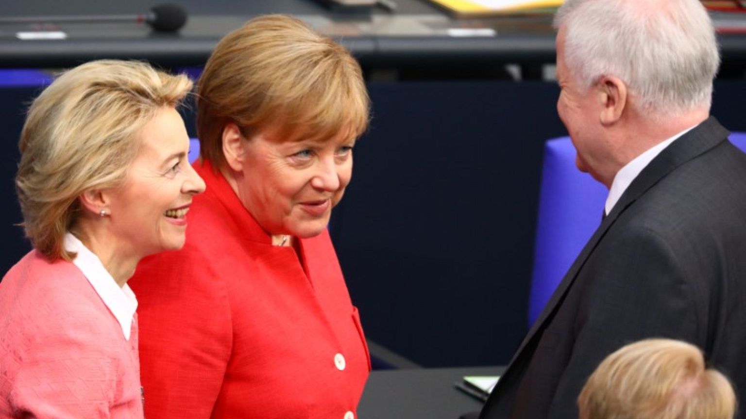 German leader, defence chief vow boost in military spending