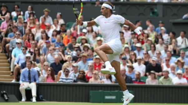 Wimbledon: plus qu'une victoire et Nadal sera assuré de rester N.1 Wimbledon: plus qu'une victoire et Nadal sera assuré de rester N.1