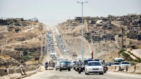 En Syrie, une autoroute stratégique raconte deux années de reconquêtes En Syrie, une autoroute stratégique raconte deux années de reconquêtes