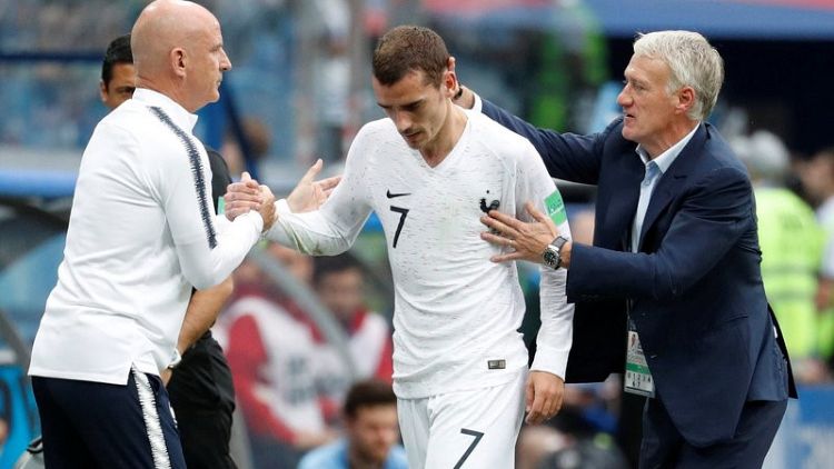 France beat Uruguay 2-0 to reach semi-finals