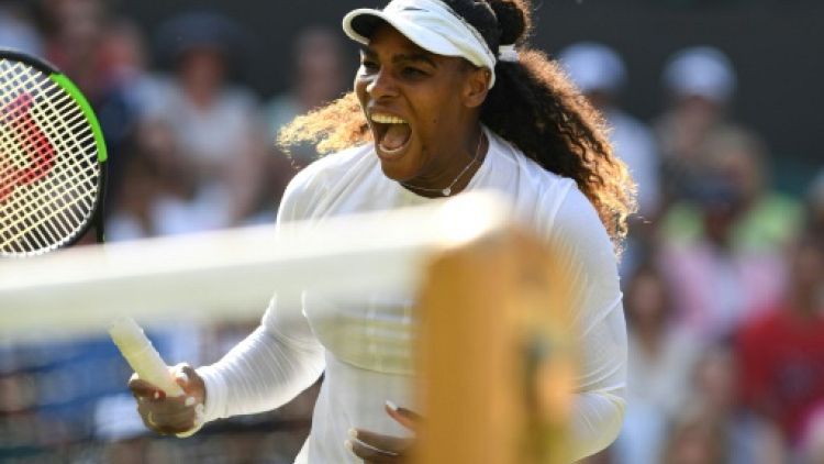 Wimbledon: Serena Williams en 8e en écartant Kristina Mladenovic 