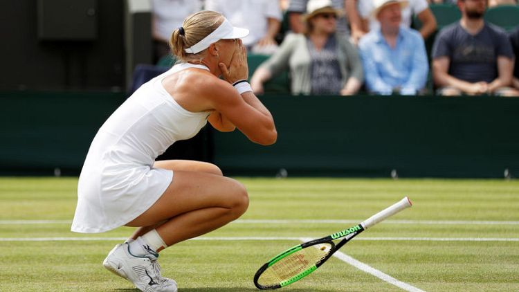 Tennis - Pliskova out as Bertens completes demolition of top eight