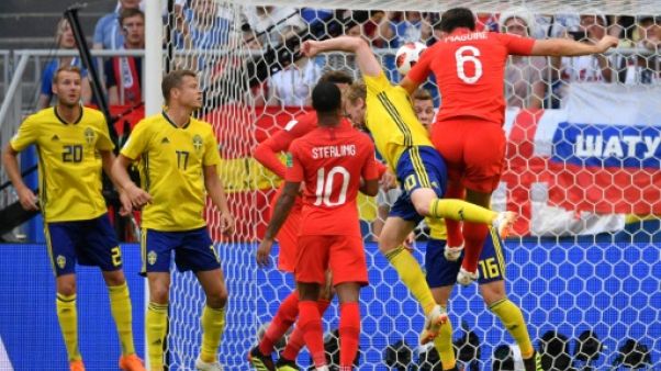 Mondial: l'Angleterre mène 1 à 0 contre la Suède à la pause Mondial: l'Angleterre mène 1 à 0 contre la Suède à la pause