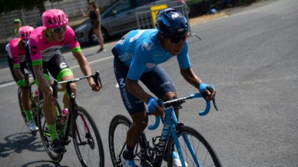 Tour de France: roues cassées et retard conséquent pour Quintana Tour de France: roues cassées et retard conséquent pour Quintana