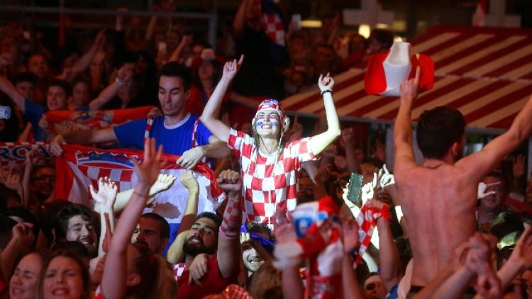 Mondiali, notte di festa in Croazia