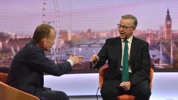Leading Brexiter Gove backs May's free trade zone plan as UK cabinet falls into line