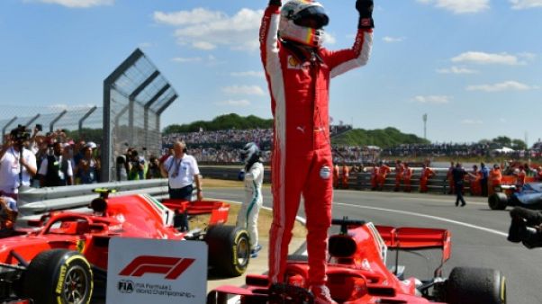GP de Grande-Bretagne: Vettel (Ferrari) gagne devant Hamilton (Mercedes) GP de Grande-Bretagne: Vettel (Ferrari) gagne devant Hamilton (Mercedes)