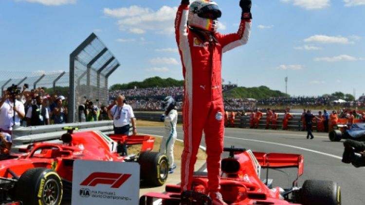 GP de Grande-Bretagne: Vettel (Ferrari) gagne devant Hamilton (Mercedes)