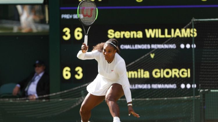 Serena into semis after fighting back to beat Giorgi