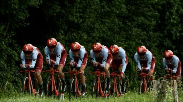 Tour de France: le contre-la-montre par équipes, "un autre sport" Tour de France: le contre-la-montre par équipes, "un autre sport"