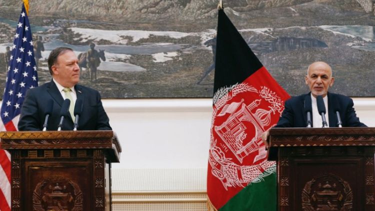Pompeo, in surprise visit to Afghanistan, urges Taliban peace talks
