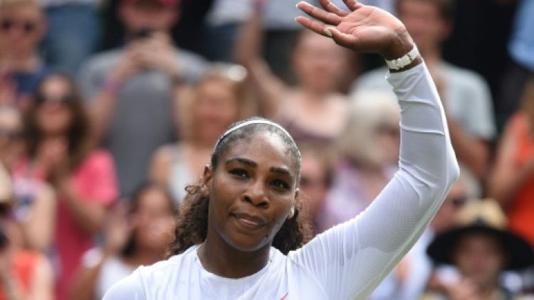 Wimbledon: premier quart en Grand Chelem pour "Maman Serena"