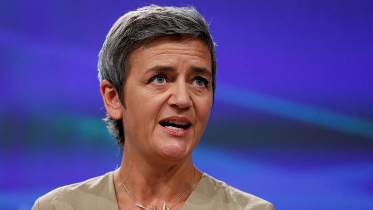EU's Vestager to hold news conference, Google decision expected