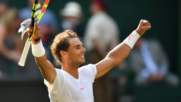 Wimbledon: Nadal en quarts de finale pour la première fois depuis 2011 Wimbledon: Nadal en quarts de finale pour la première fois depuis 2011