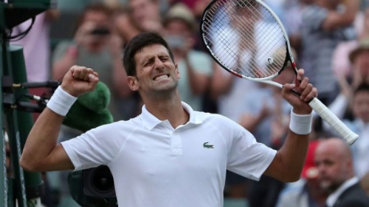 Wimbledon: Djokovic rallie les quarts en écartant Khachanov