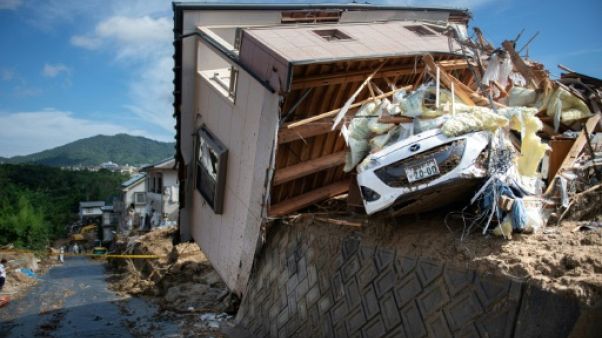 Intempéries au Japon: le bilan officiel provisoire monte à 122 morts Intempéries au Japon: le bilan officiel provisoire monte à 122 morts
