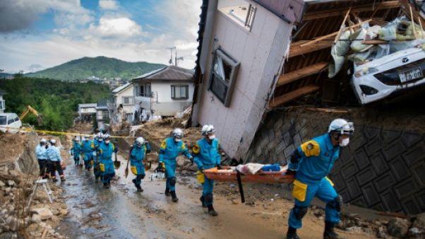 Inondations au Japon: 141 morts, nouveau bilan gouvernemental Inondations au Japon: 141 morts, nouveau bilan gouvernemental