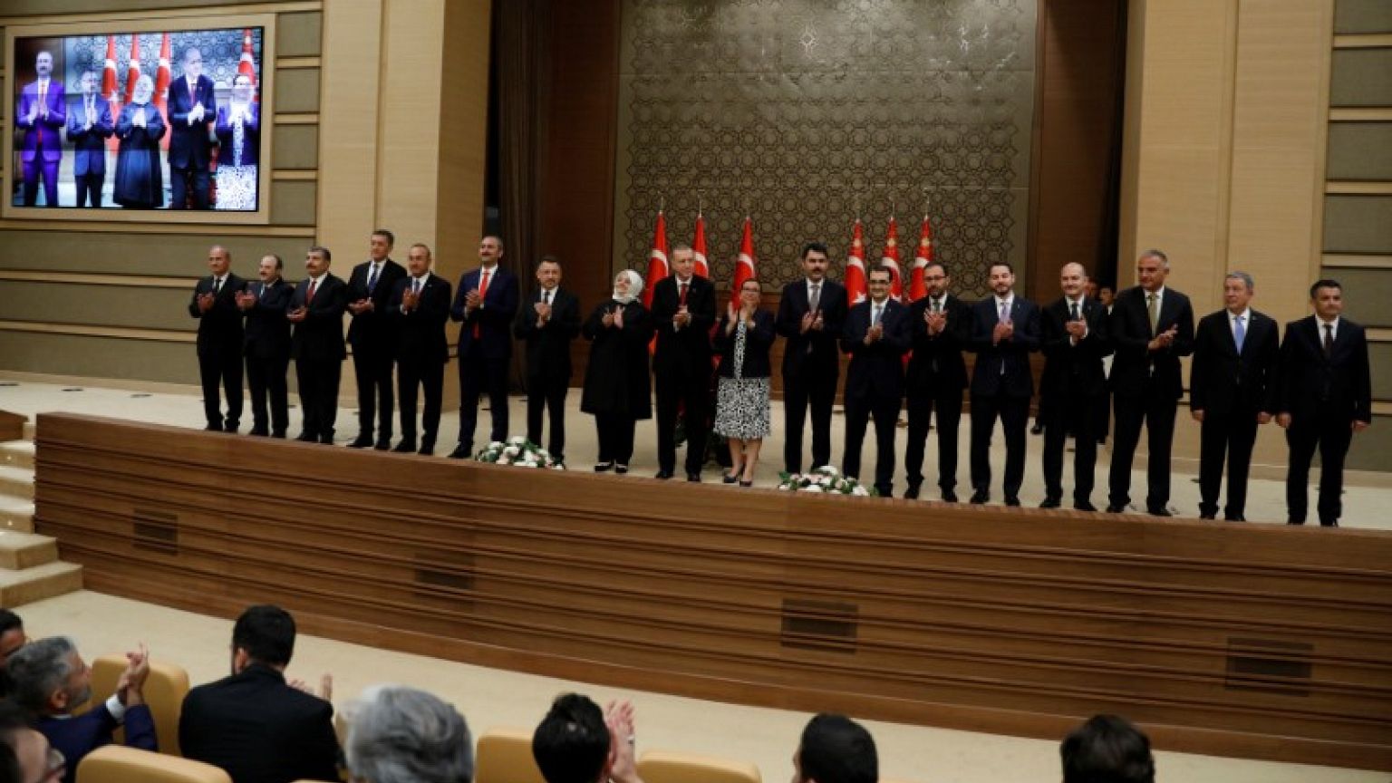 Turkey's Erdogan ushers in presidential system, appoints son-in-law finance minister