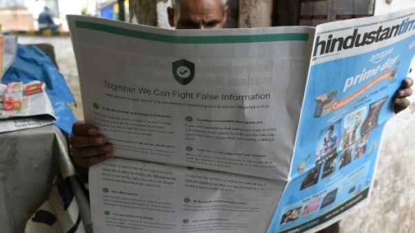 Rumeurs meurtrières en Inde: WhatsApp offre des "conseils" dans la presse Rumeurs meurtrières en Inde: WhatsApp offre des "conseils" dans la presse