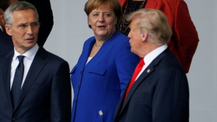 Otan : Trump assure avoir de "très bonnes relations” avec Merkel