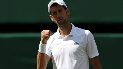 Wimbledon: Djokovic en demi-finales, une 1re en Grand Chelem depuis 2016 Wimbledon: Djokovic en demi-finales, une 1re en Grand Chelem depuis 2016