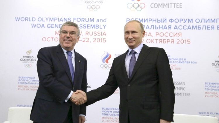 Putin will meet IOC's Bach at Soccer World Cup final match - TASS