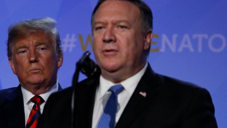 U.S.'s Pompeo urges allies to cut off funding to Iran