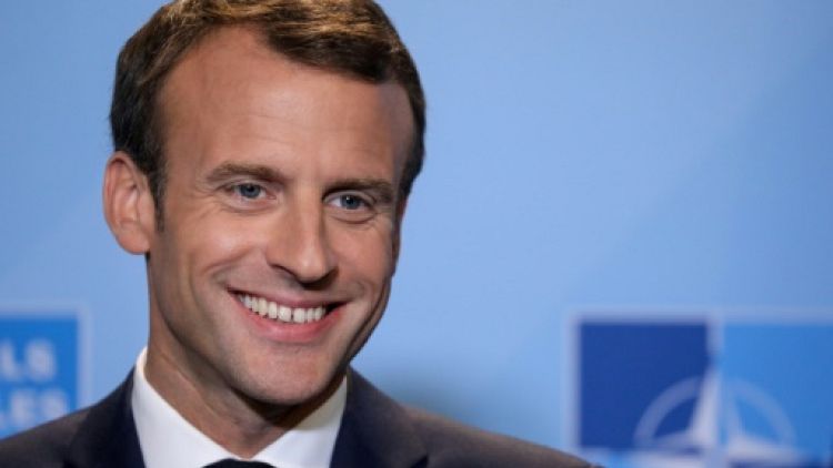 Mondial: Macron salue "l'enthousiasme" des Français autour des Bleus