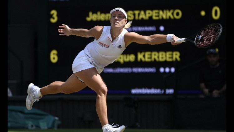 Wimbledon: Kerber prima finalista